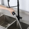 Смеситель для кухни Gappo G4398-66 Черный матовый латунь