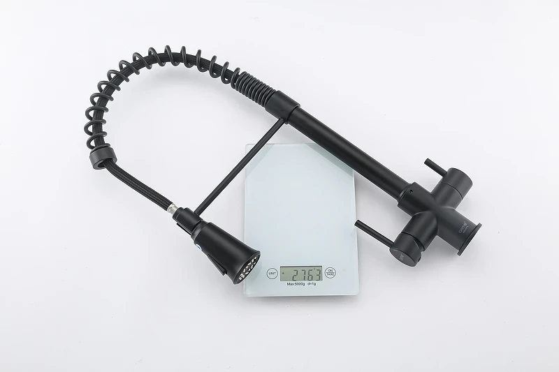 Смеситель для кухни Gappo G4398-66 Черный матовый латунь