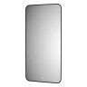 Зеркало Defesto Aura 60х120 DF 2968S с подсветкой 34W-4500K/Сенсорный выключатель/Нейтральный белый свет/Черная рама