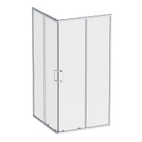 Душевой уголок AM.PM Above 100х100 W9XG-403-100100-MT профиль Хром матовый стекло прозрачное