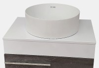 Раковина-чаша Runo Palla 41 00-00001358 Белая фарфор накладная