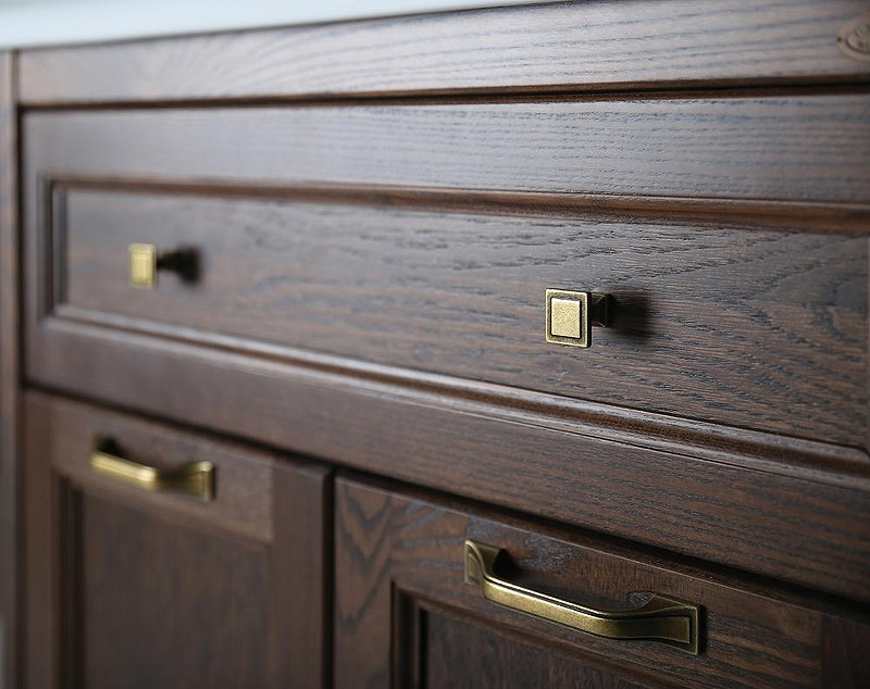 Комплект мебели для ванной ASB-Woodline Гранда 85 1148703 цвет Антикварный орех