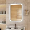 Зеркало Континент Glamour 800х900 ЗЛП440 с подсветкой с сенсорным выключателем стекло