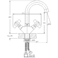 Смеситель для раковины Haiba HB1218