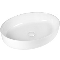 Раковина-чаша Bond Oval 55 S62-550 Белый глянец фарфор накладная