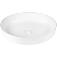 Раковина-чаша Bond Oval 55 S62-550 Белый глянец фарфор накладная