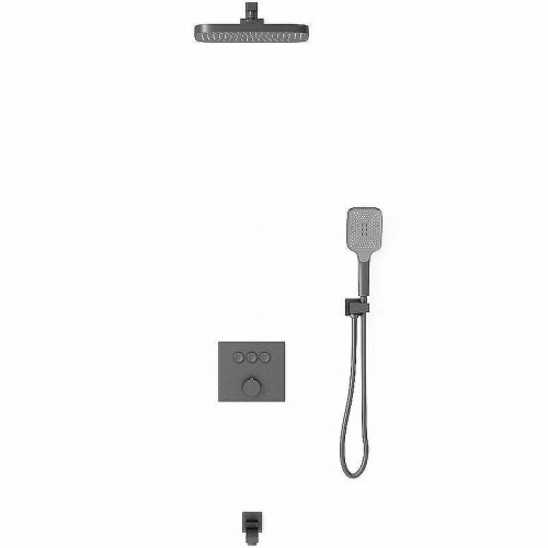 Душевая система Vincea VSFW-4311GM Вороненая сталь