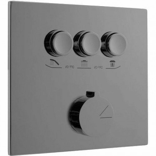 Душевая система Vincea VSFW-4311GM Вороненая сталь