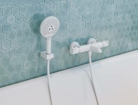 Смеситель для ванны Hansgrohe Ecostat Comfort 13114140 с термостатом Шлифованная бронза латунь на стену