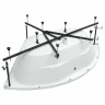 Акриловая ванна Aquanet Vista 150x150 254381 без гидромассажа