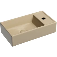 Раковина Ceramicanova Element 41 L CN6051LMC Капучино матовая фарфор подвесная