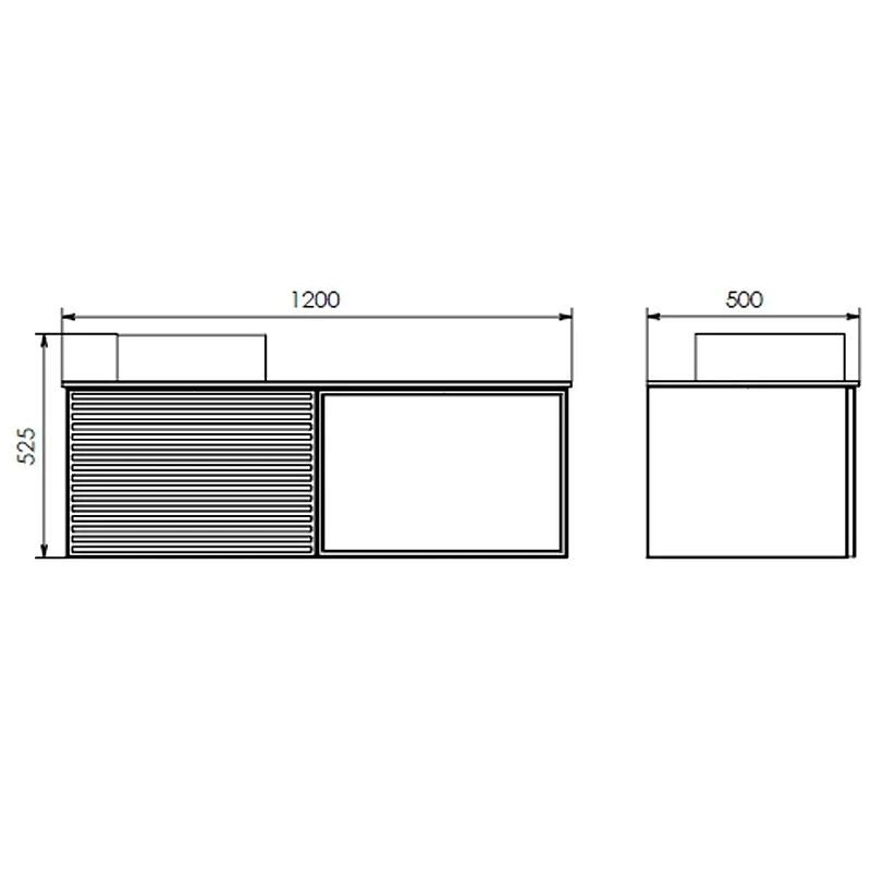 Тумба с раковиной Comforty Геленджик 120 00-00018707 подвесная Белая матовая