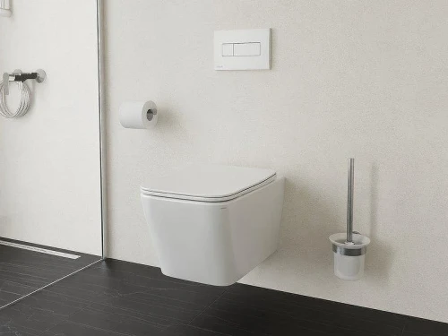 Унитаз подвесной Ravak Natura RimOFF X01984 цвет Белый с сиденьем Микролифт