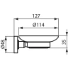 Мыльница Ideal Standard IOM A9122AA Хром