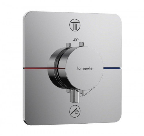 Смеситель для душа Hansgrohe ShowerSelect Comfort Q 15583000 с термостатом цвет Хром