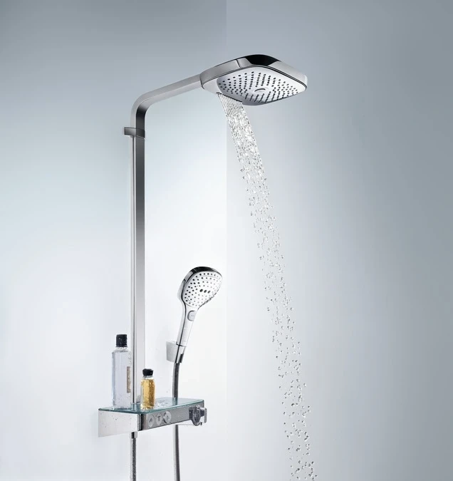 Душевая система Hansgrohe Raindance Select E 27127000 с термостатом Хром латунь на стену