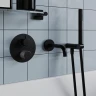 Смеситель для душа Paini Cox Grip 7GPZ6911 Черный матовый