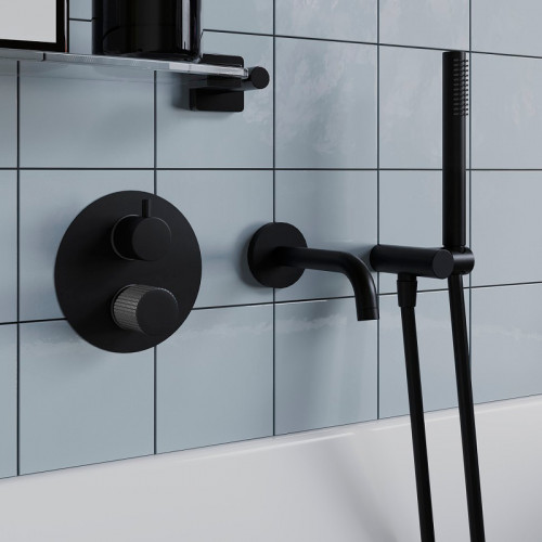 Смеситель для душа Paini Cox Grip 7GPZ6911 Черный матовый