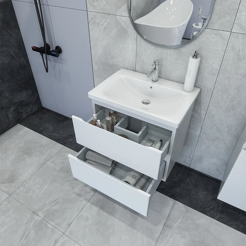 Тумба под раковину Caprigo Forte 65 36110-SF027 подвесная цвет Белый