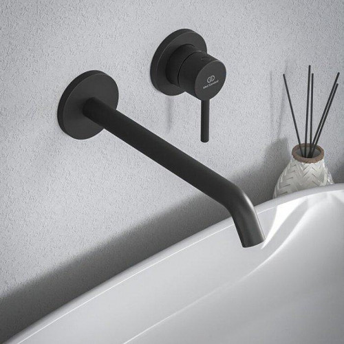 Смеситель для раковины Ideal Standard Ceraline Nuovo BD848XG цвет Черный матовый