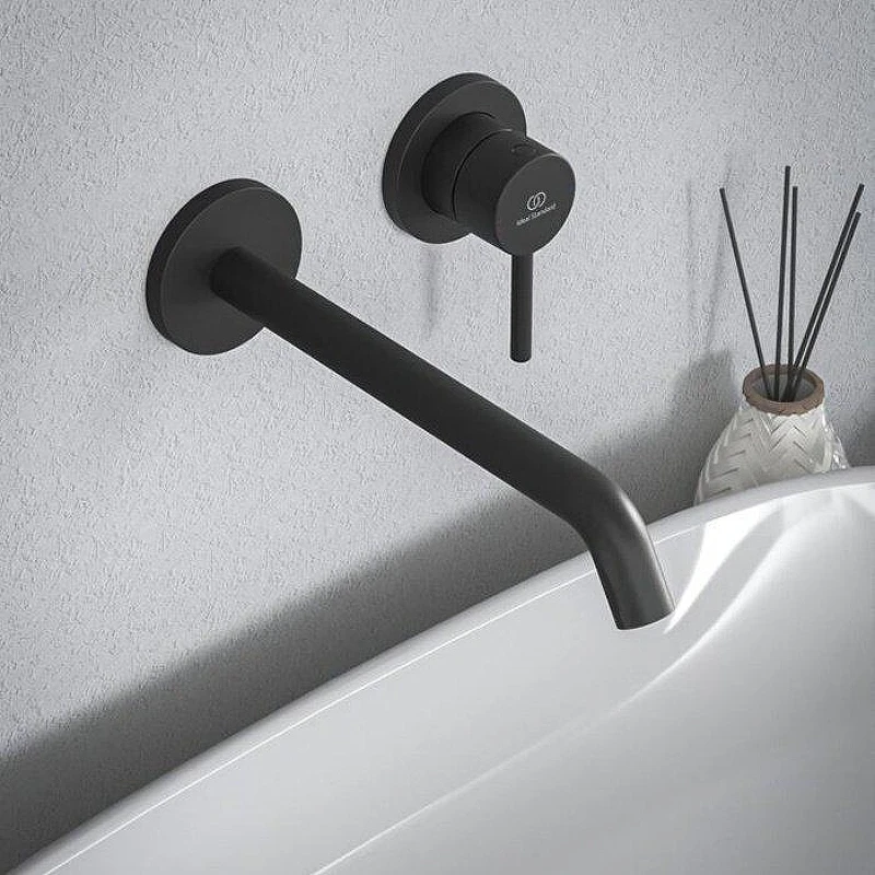 Смеситель для раковины Ideal Standard Ceraline Nuovo BD848XG цвет Черный матовый