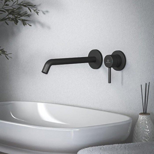 Смеситель для раковины Ideal Standard Ceraline Nuovo BD848XG цвет Черный матовый