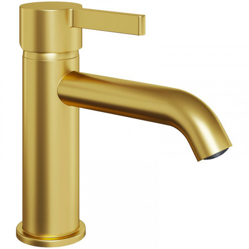 Смеситель для раковины Paini Brera 74PJ205O Золото матовое