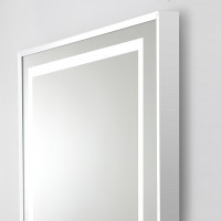 Зеркало BelBagno Kraft 60 SPC-KRAFT-600-800-LED-TCH-WARM с подсветкой Сатин с сенсорным выключателем и подогревом стекло