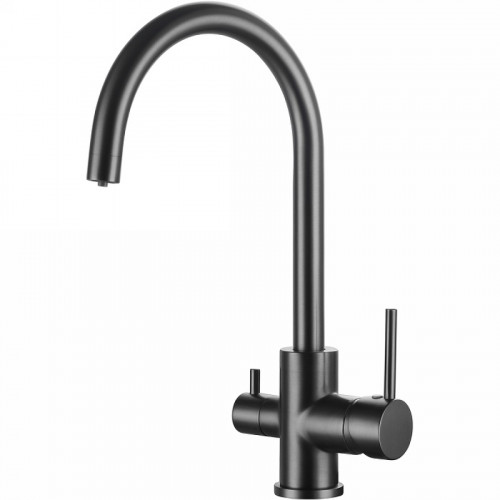 Смеситель для кухни Kaiser Merkur 26744-15 Вороненая сталь латунь