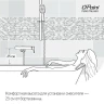 Смеситель для ванны Paini Nove 09CR111LMKM Хром