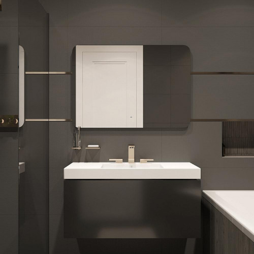 Зеркало DIWO Кострома 100 ЗЛП1720 с подсветкой с бесконтактным выключателем