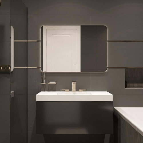 Зеркало DIWO Кострома 100 ЗЛП1720 с подсветкой с бесконтактным выключателем