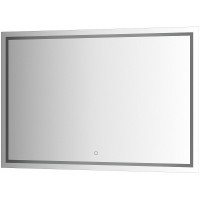 Зеркало Evoform Ledline 80x120 BY 2438 с подсветкой 35.5 W - сенсорный выключатель стекло