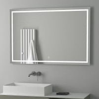 Зеркало Evoform Ledline 80x120 BY 2438 с подсветкой 35.5 W - сенсорный выключатель стекло