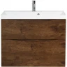 Тумба под раковину BelBagno Marino 80 MARINO-H60-800-2C-SO-RW-P подвесная Rovere Moro МДФ / ЛДСП