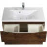 Тумба под раковину BelBagno Marino 80 MARINO-H60-800-2C-SO-RW-P подвесная Rovere Moro МДФ / ЛДСП