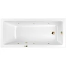 Акриловая ванна Whitecross Wave 150x70 0101.150070.100.LINENANO.GL с гидромассажем