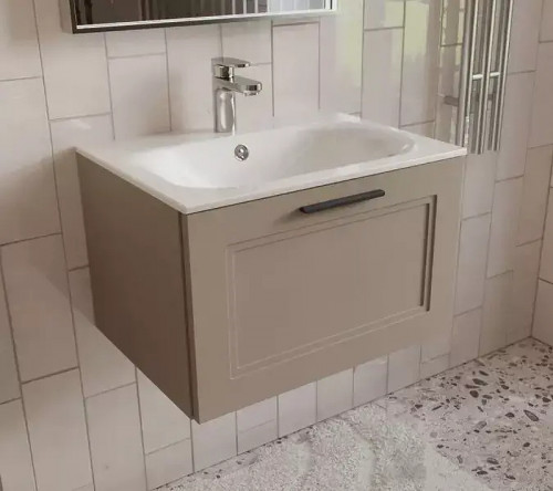 Тумба с раковиной Terminus Классик 60 CLA10601200501O подвесная цвет Капучино