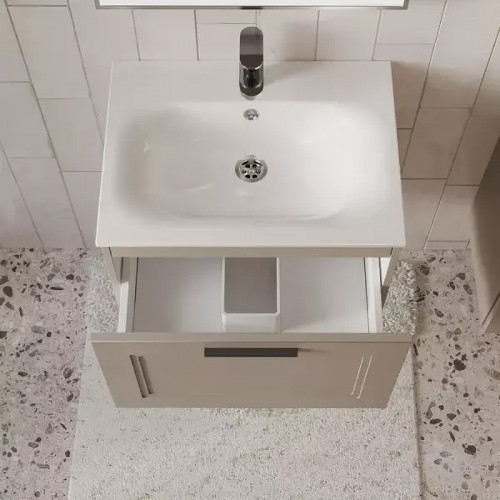 Тумба с раковиной Terminus Классик 60 CLA10601200501O подвесная цвет Капучино