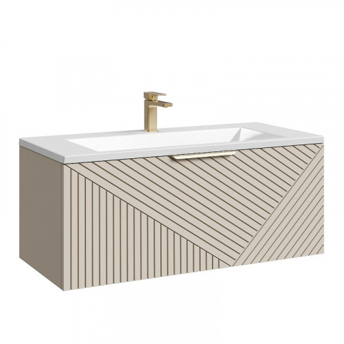 Тумба под раковину Grossman Блисс 100 1010049 цвет Бежевый