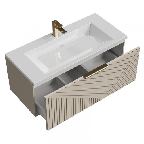 Тумба под раковину Grossman Блисс 100 1010049 цвет Бежевый