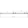 Душевой уголок Vincea Como-N 150x90 VSR-4CN9015CL профиль Хром стекло прозрачное