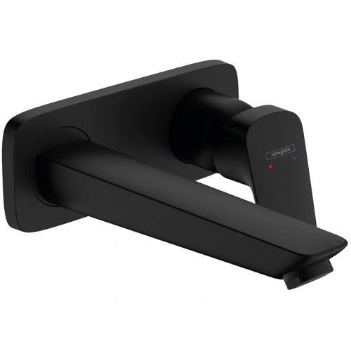 Смеситель для раковины Hansgrohe Logis 71220670 Черный матовый латунь встраиваемый