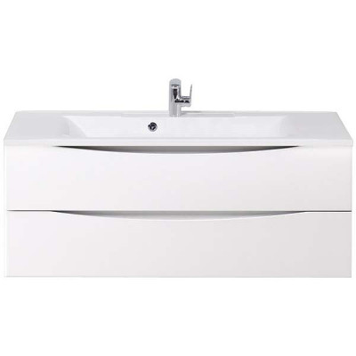 Тумба под раковину BelBagno Marino 120 MARINO-1200-2C-SO-BL-P подвесная Bianco Lucido МДФ / ЛДСП