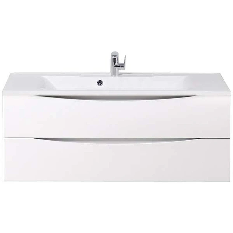 Тумба под раковину BelBagno Marino 120 MARINO-1200-2C-SO-BL-P подвесная Bianco Lucido МДФ / ЛДСП