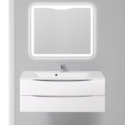Тумба под раковину BelBagno Marino 120 MARINO-1200-2C-SO-BL-P подвесная Bianco Lucido МДФ / ЛДСП