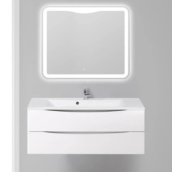 Тумба под раковину BelBagno Marino 120 MARINO-1200-2C-SO-BL-P подвесная Bianco Lucido МДФ / ЛДСП