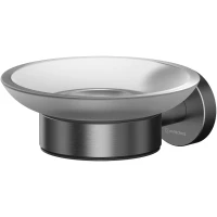 Мыльница Whitecross Ergo gunmetal ER2220GM Оружейная сталь