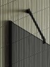 Душевая перегородка Maybah Glass MGD-735-6ш 890x1950 в широком профиле Черный стекло графитовое