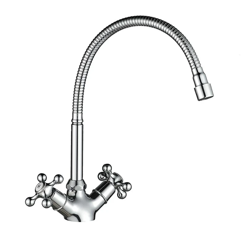 Смеситель для кухни WesnaArt Rassvet RAS02-180 цвет Хром